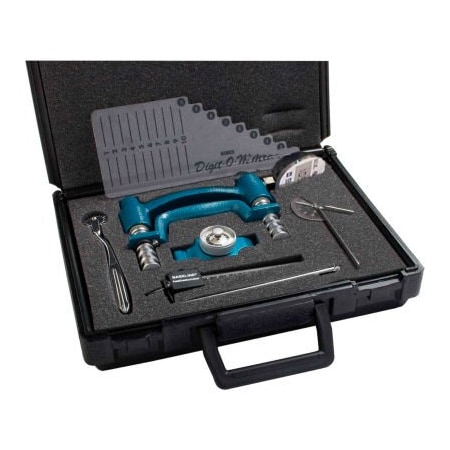 Fabrication Enterprises Baseline 7-Piece ER Digital Hydraulic Hand Evaluation Set, Blue 12-0113